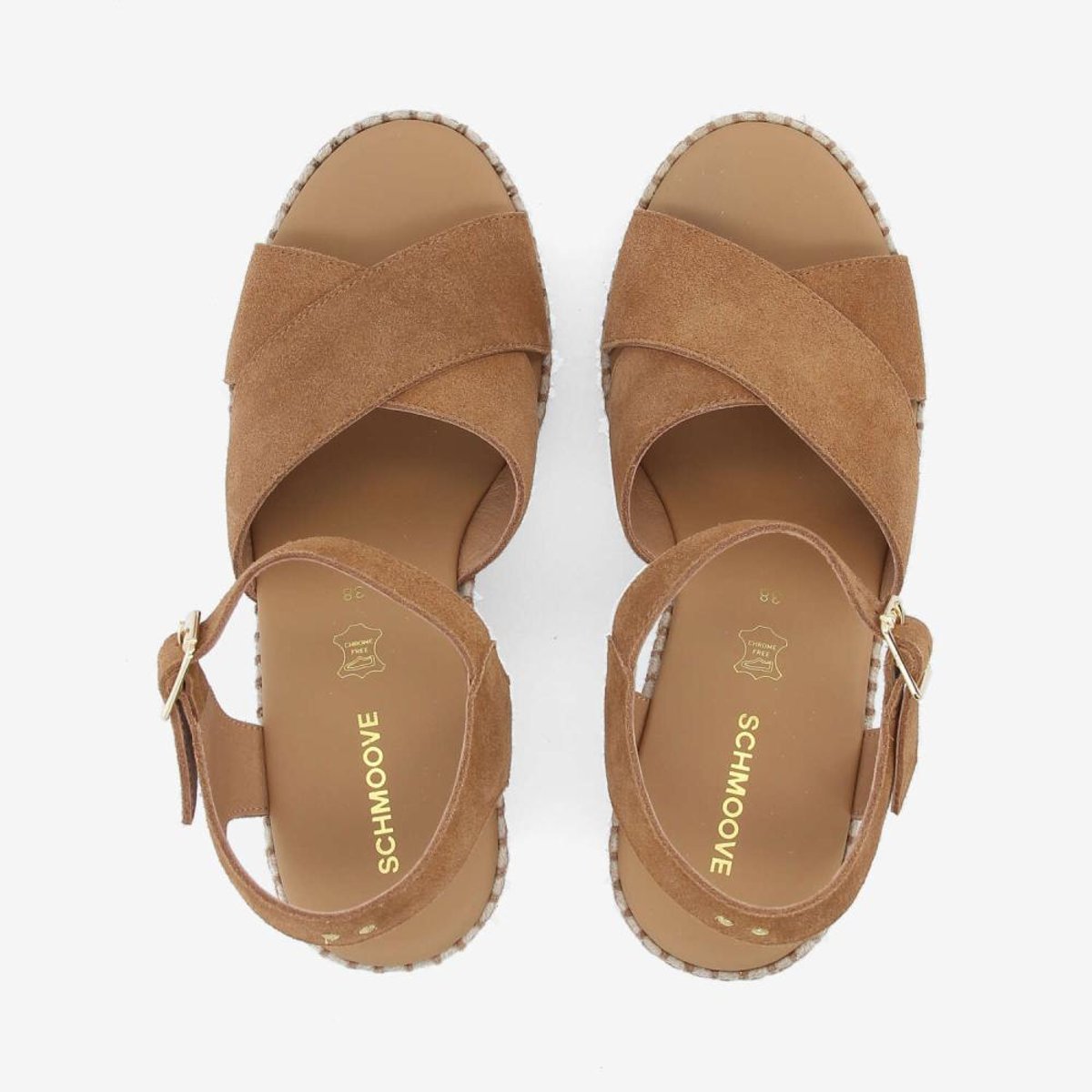 Sandales et nu-pieds MINA marron, SCHMOOVE