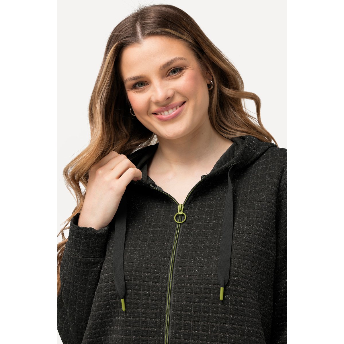 Veste à capuche et manches longues gris graphite, ULLA POPKEN