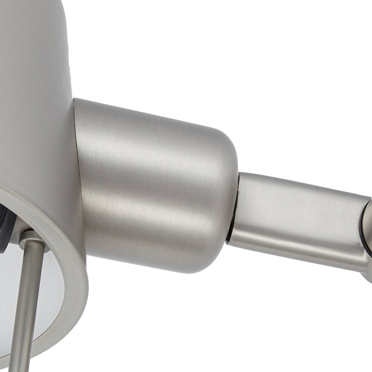 Applique en métal moderne, Silka nickel satiné, LUCANDE