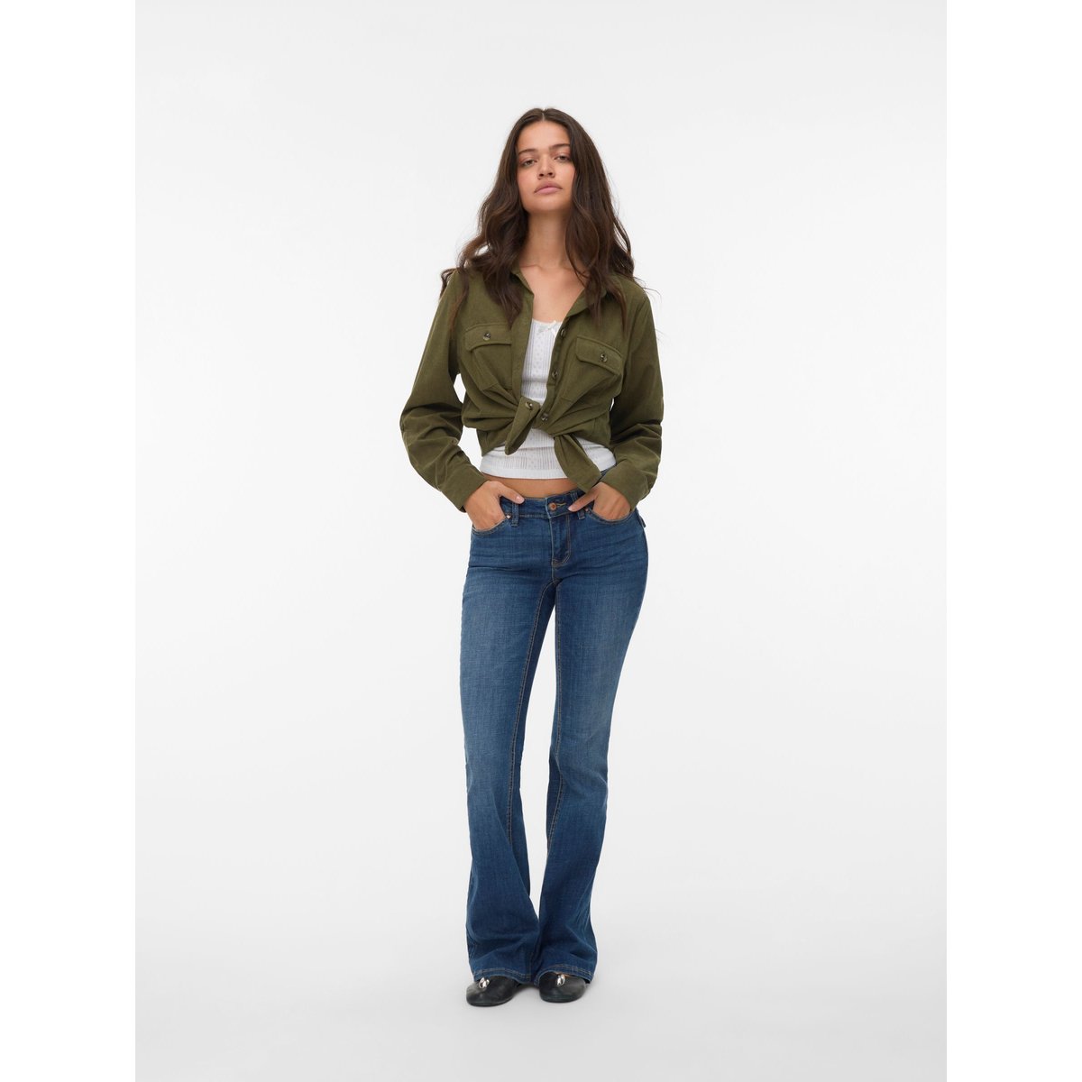 Chemise olive night, VERO MODA