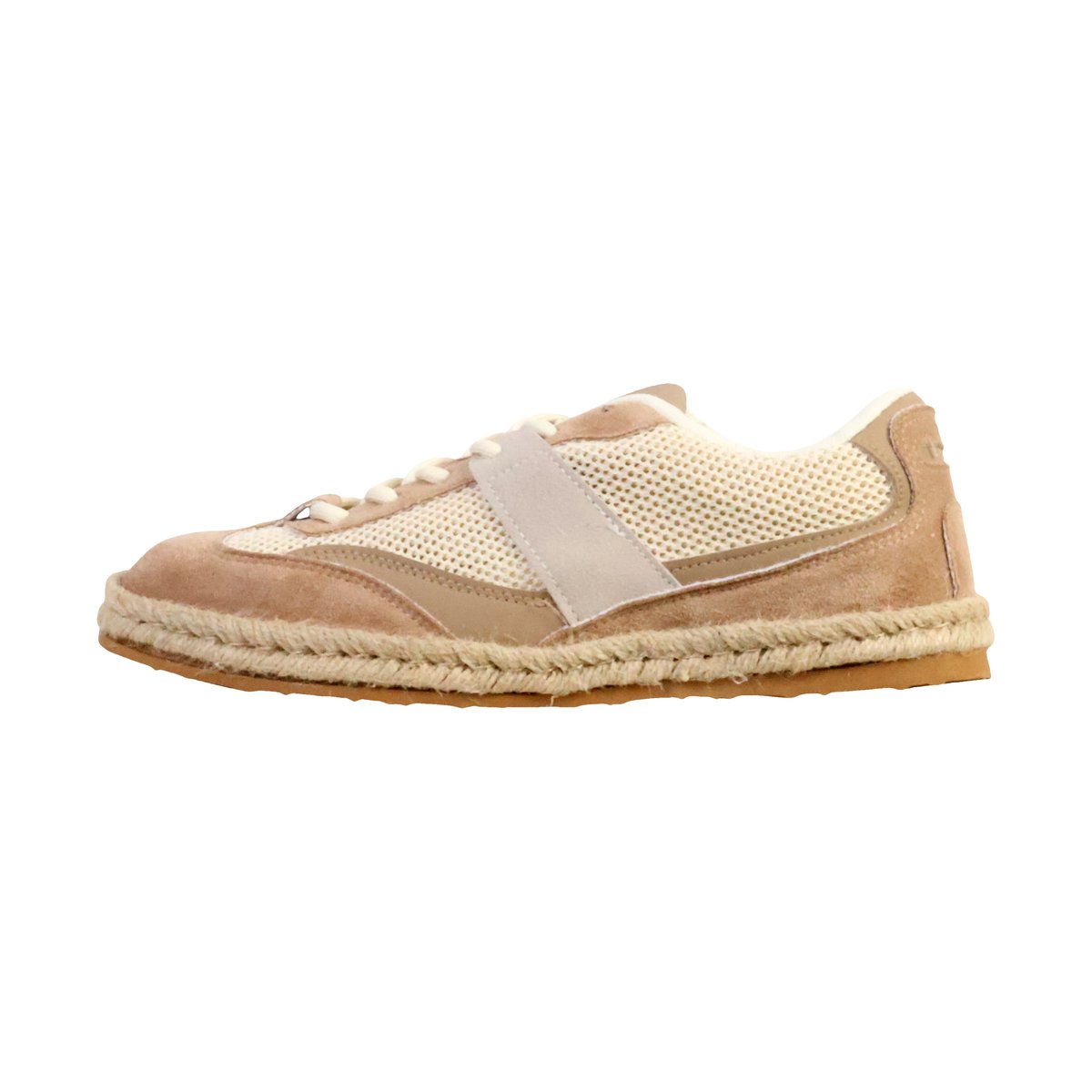Basket à Lacets beige, THE DIVINE FACTORY