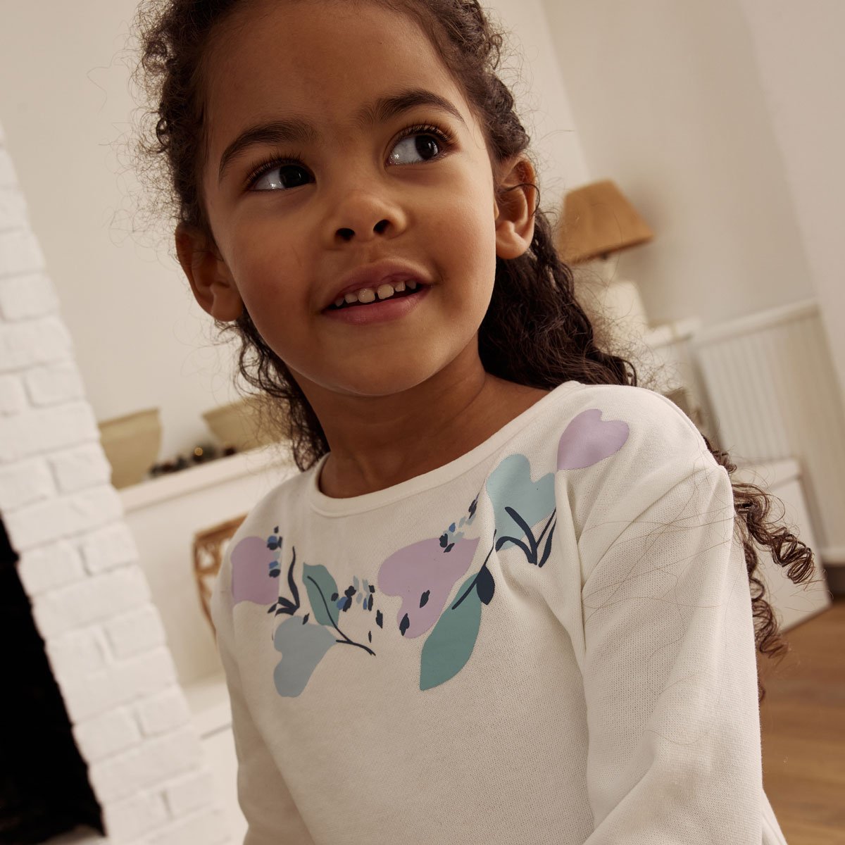 Robe enfant en molleton Polarmoon bleu, PETIT BEGUIN