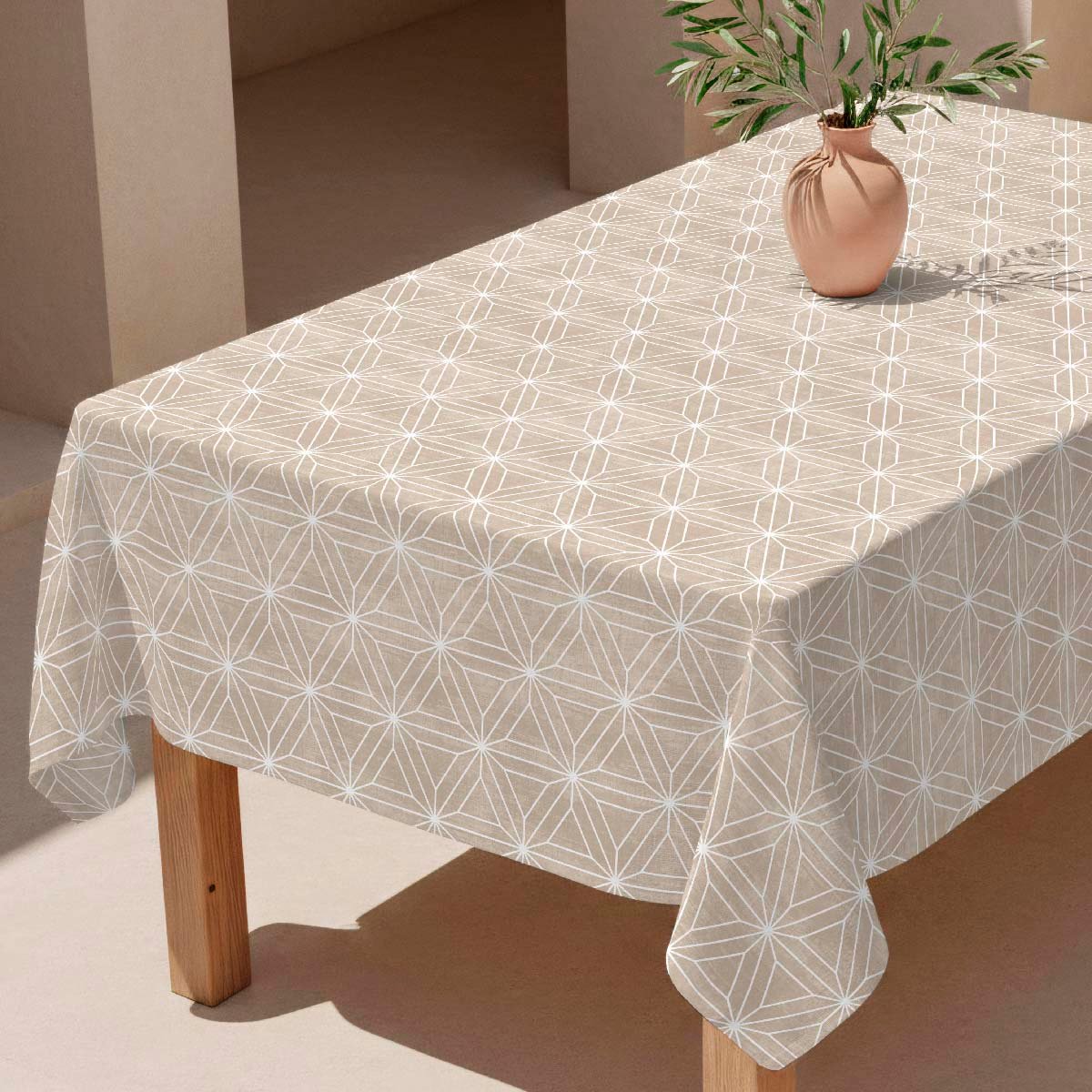 Nappe anti-taches Alston Lin - 100% coton - lin, NAF NAF HOME
