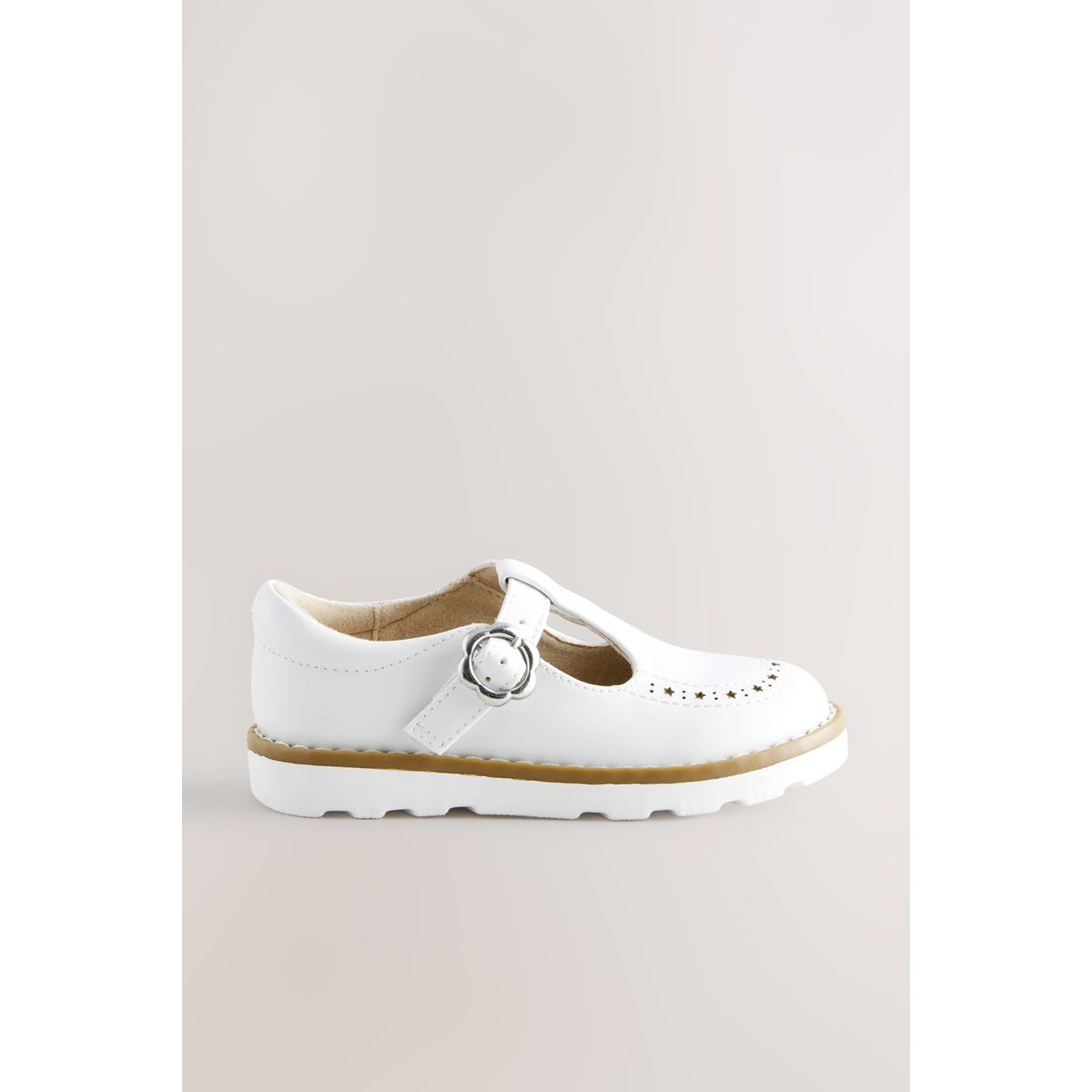 Chaussures salomés pointure large blanc, NEXT