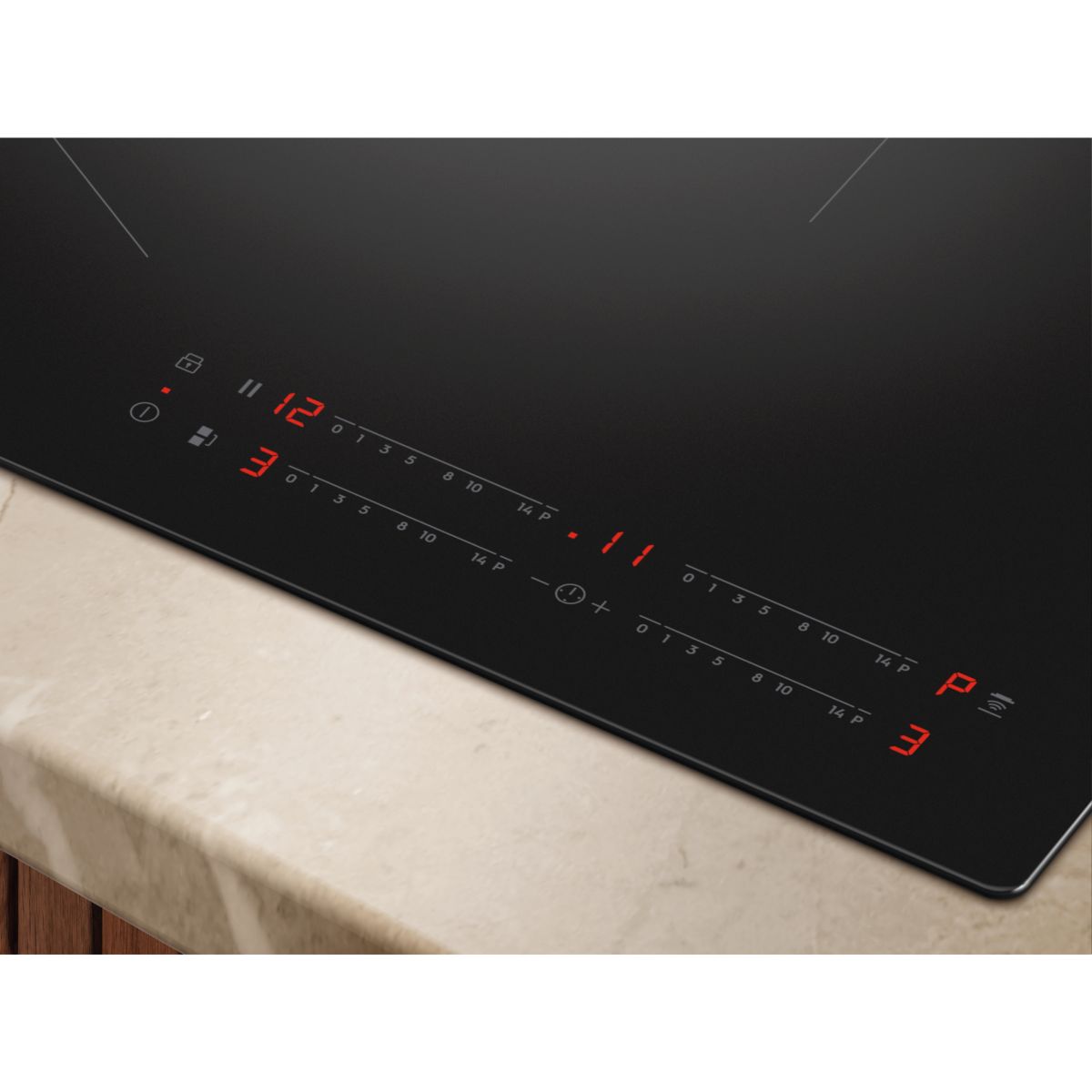 Plaque induction EIV63443CT SaphirMatt SE- Anti-rayures et Zone Flex couleur unique, ELECTROLUX