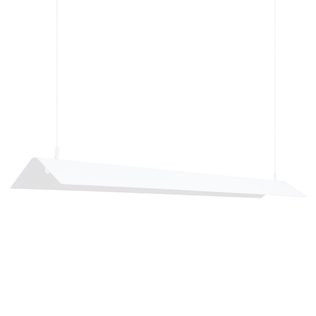 Suspension Acier Blanc LED 1 Elva blanc, EDEN