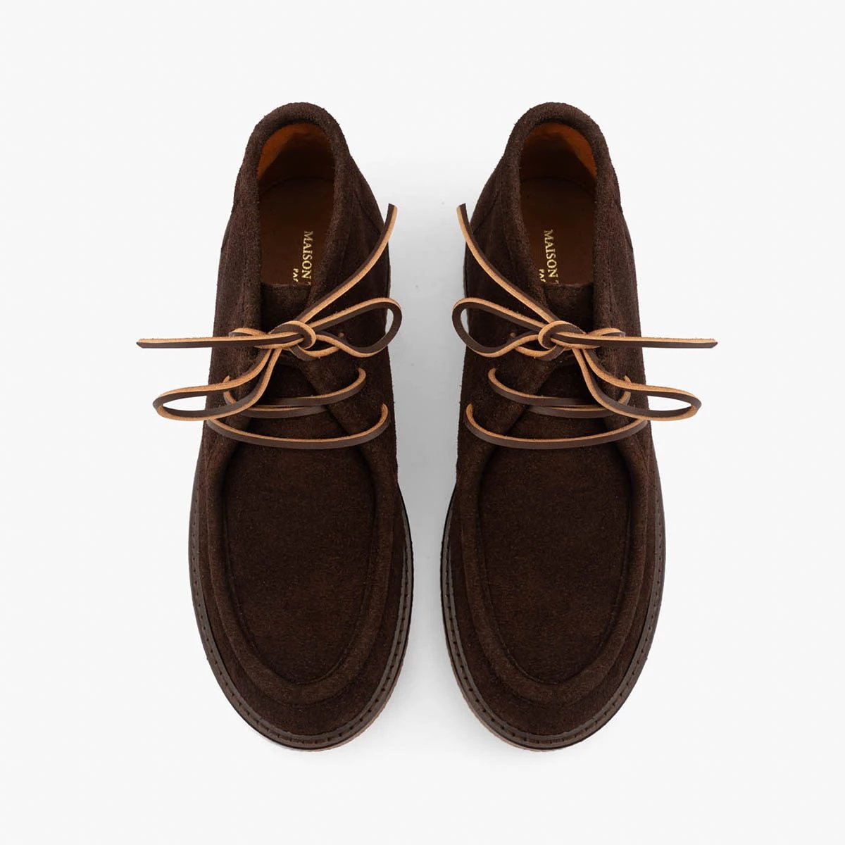 Derby cuir velours AVA marron, MAISON TOUFET