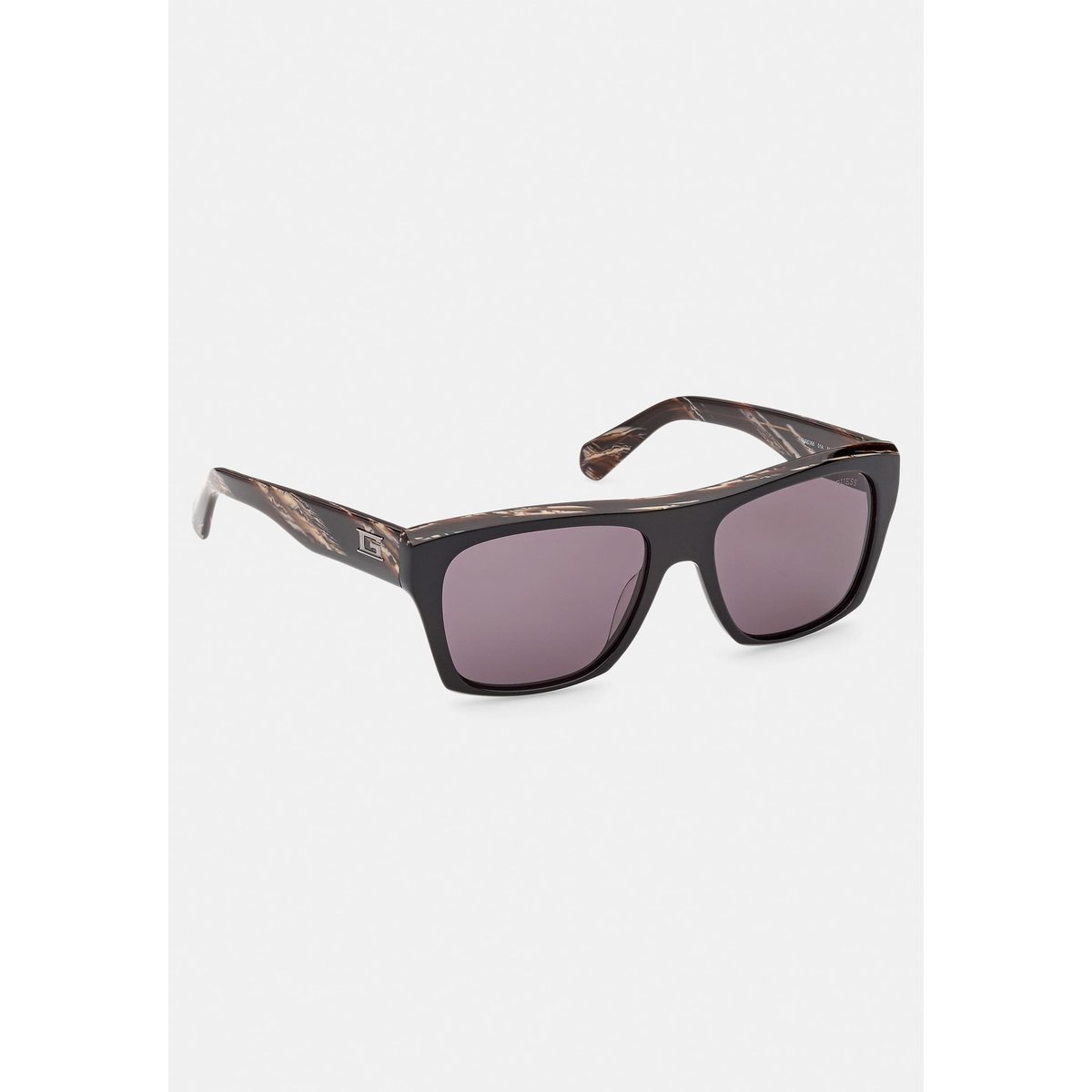 Lunettes De Soleil Carrées noir, GUESS