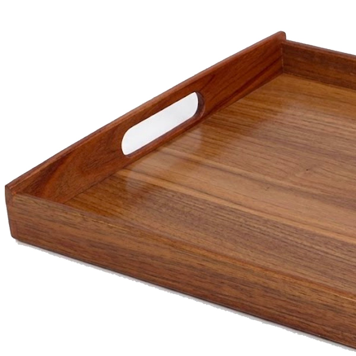 Plateau de service en bois d'acacia 40x30x4.5cm bois, WADIGA