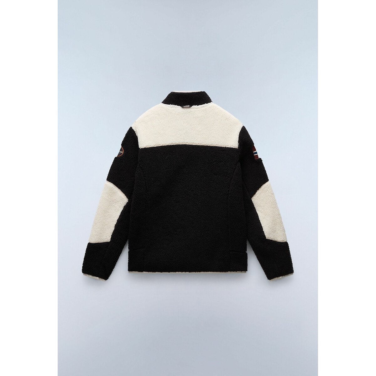 Pile con zip Yupik nero/bianco, NAPAPIJRI