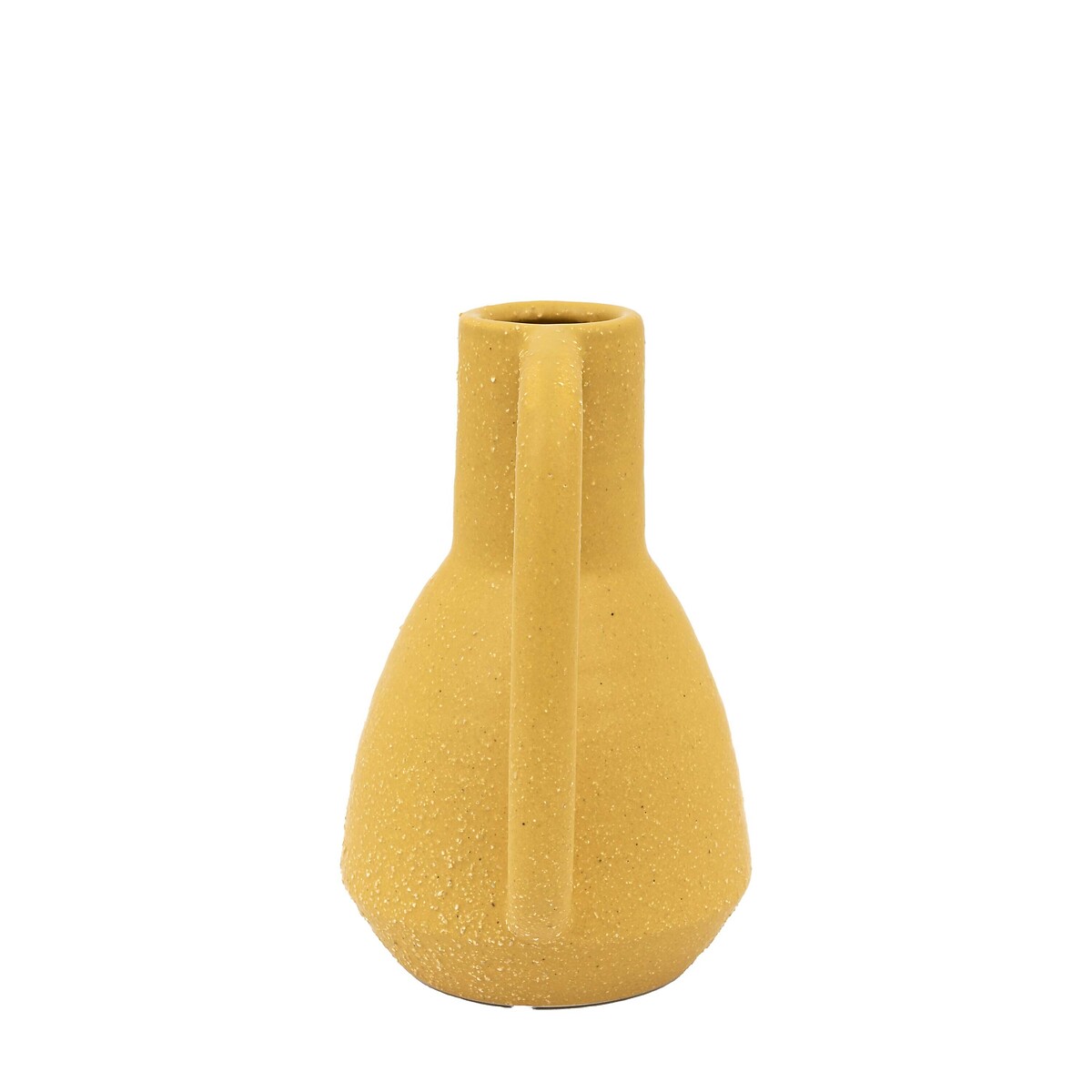 21cm Ceramic Vase with Handle yellow, ÉDITÉ