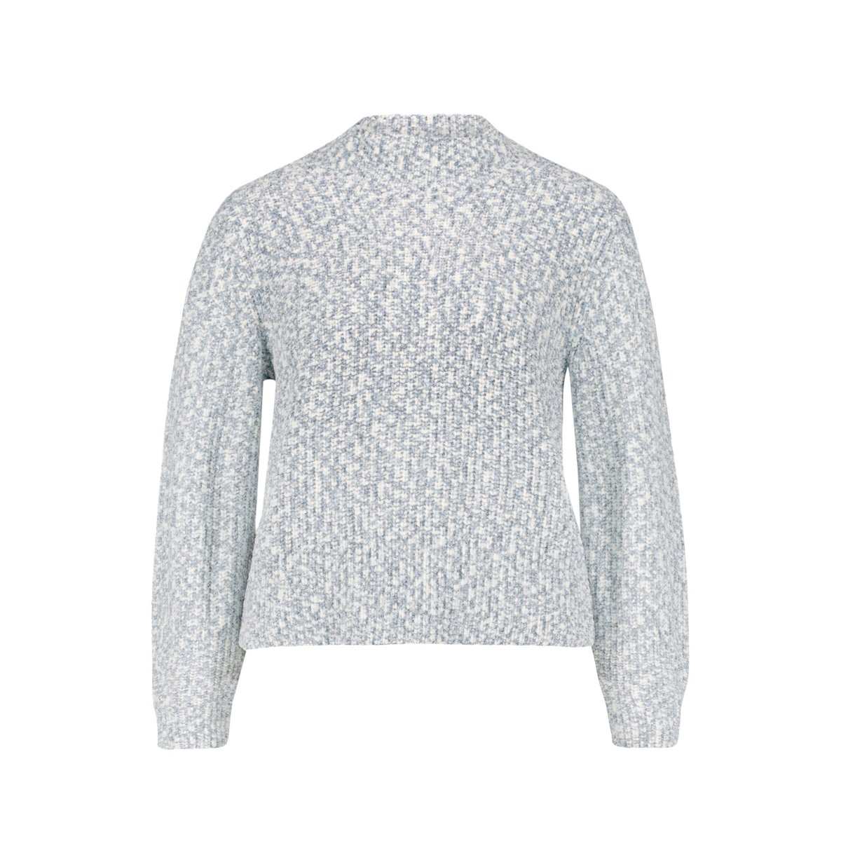 Pull-over en maille à col droit noir/blanc, BETTY & CO