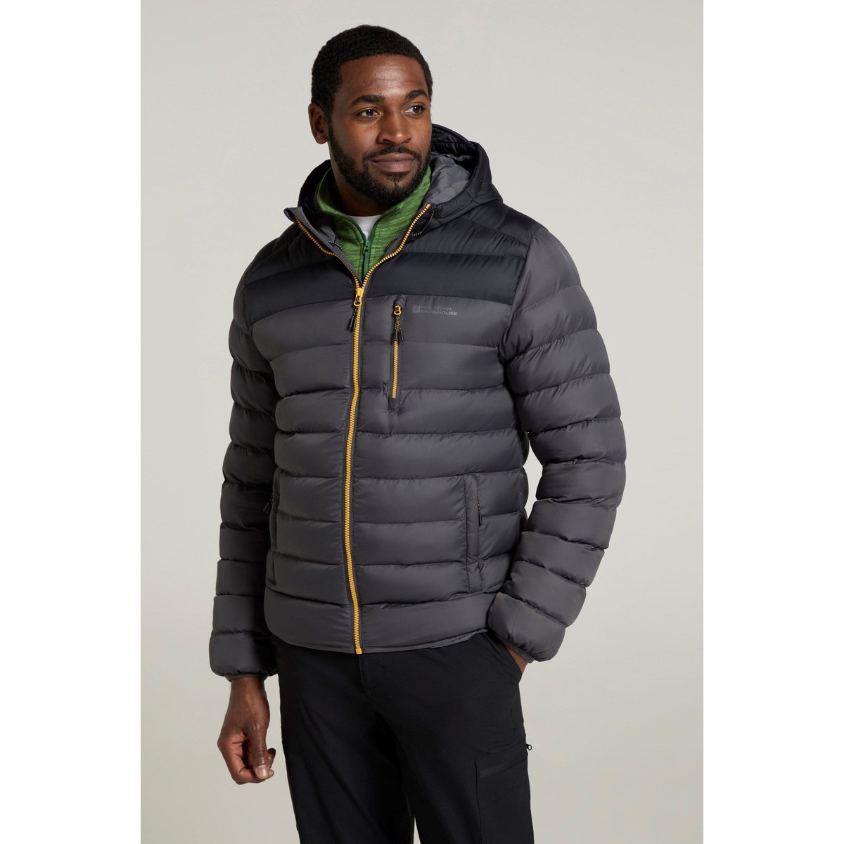 Veste matelassée LINK gris foncé, MOUNTAIN WAREHOUSE