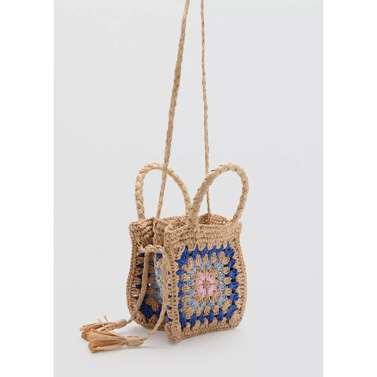Sac fibre naturelle sable, MANGO KIDS
