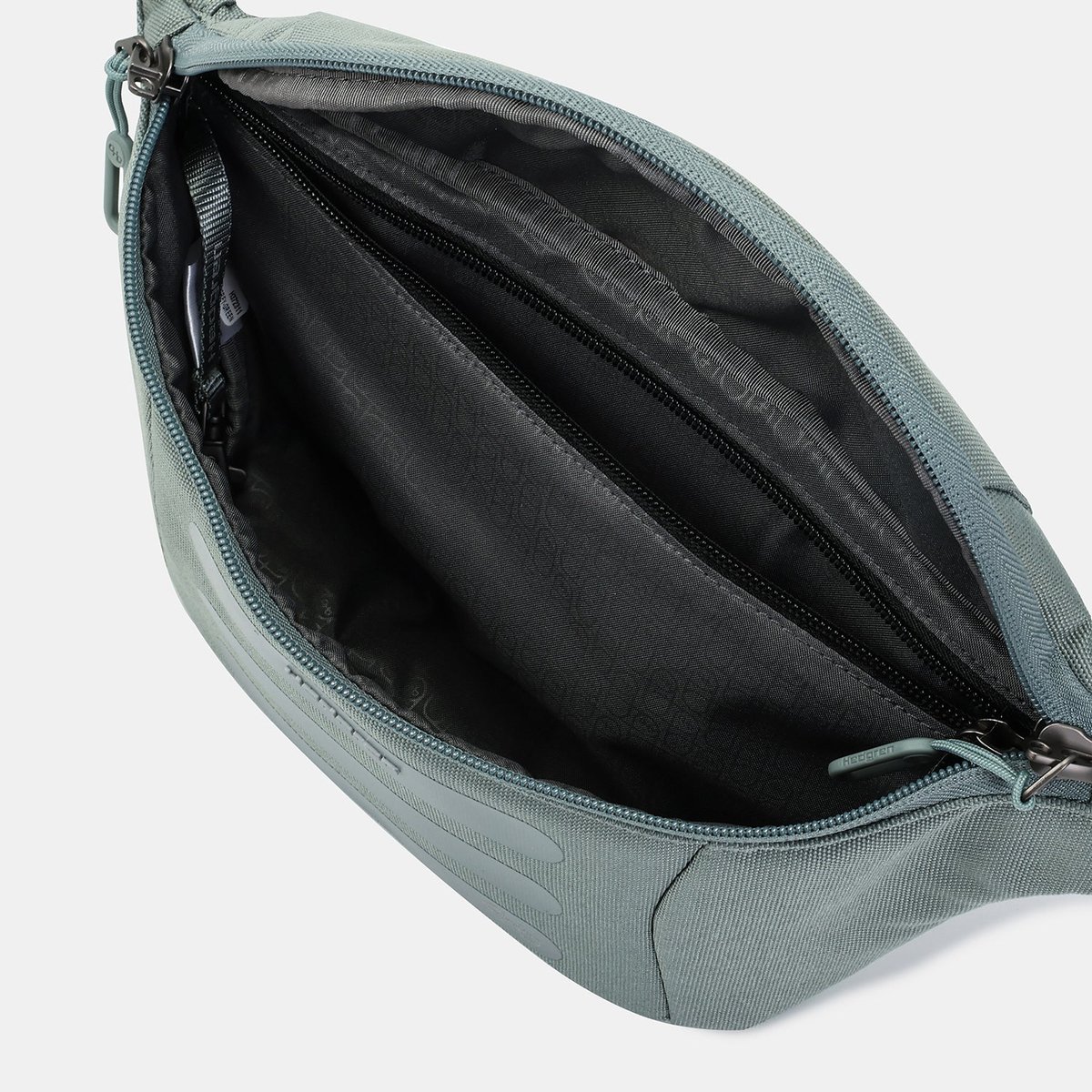 Sac banane voyage sécurisé RFID grey-green, HEDGREN