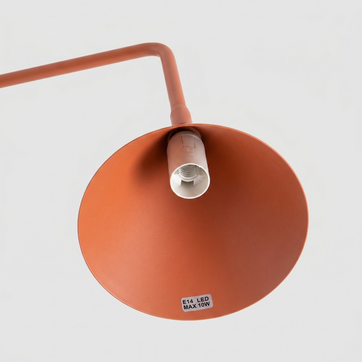 Lampe de bureau Acier Ocre Rouge E14 1 NOX ocre rouge, EDEN