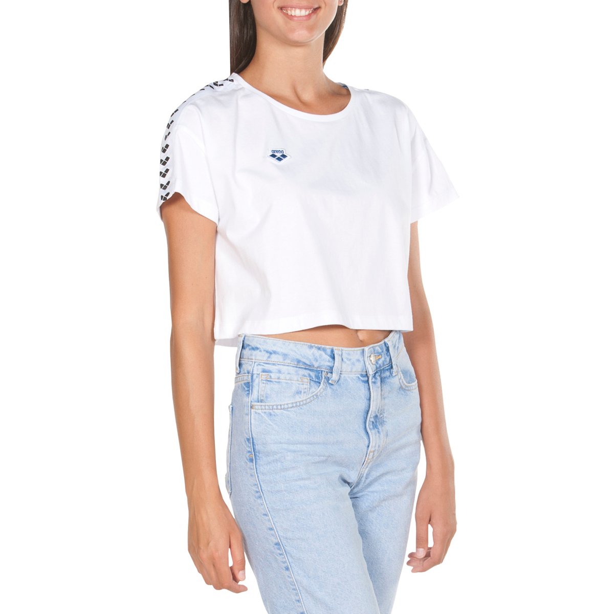 T-shirt Icons Corinne Team blanc - blanc - noir, ARENA