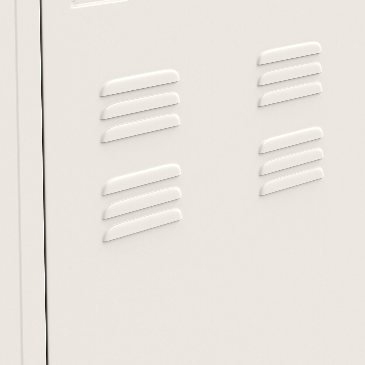 Armoire 2 portes en métal acier, HIBA galet, LA REDOUTE INTERIEURS