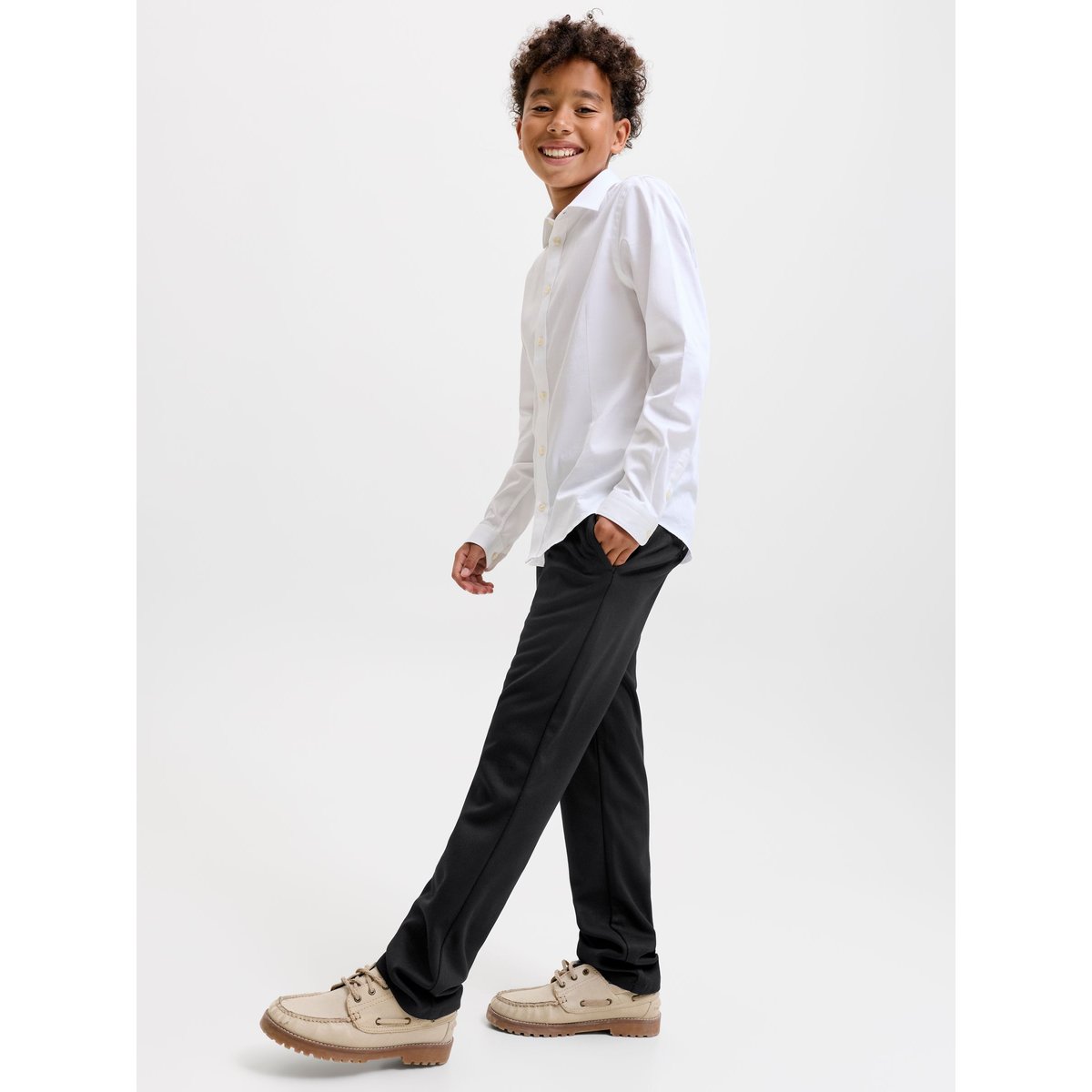 Pantalon Chino black 1, JACK & JONES JUNIOR