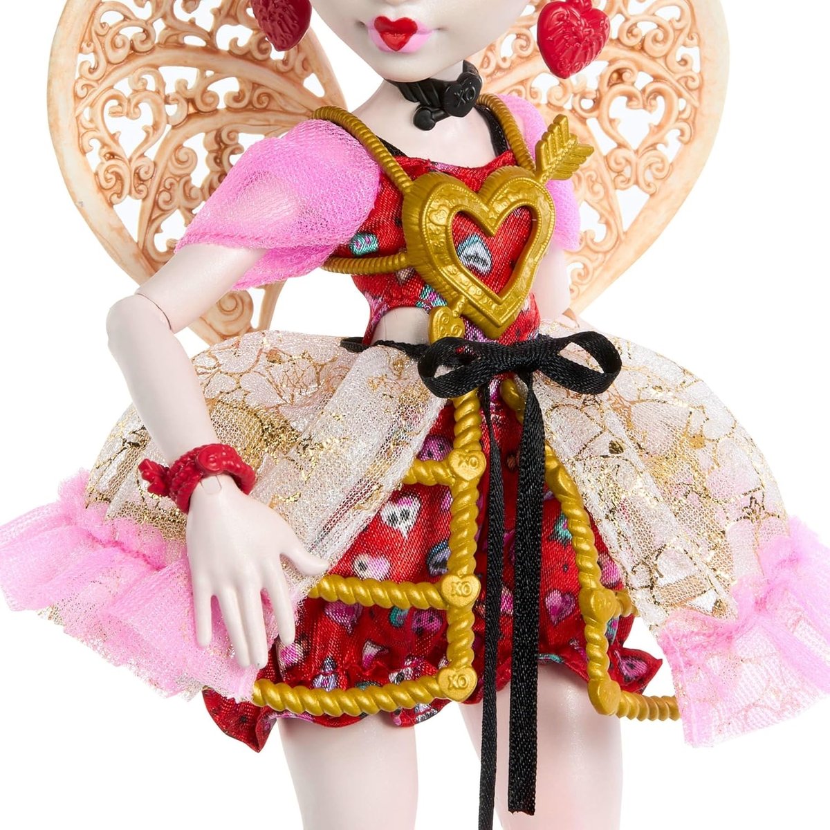 Monster High - Poupée Cupid Asteria monstrueux rose, MATTEL