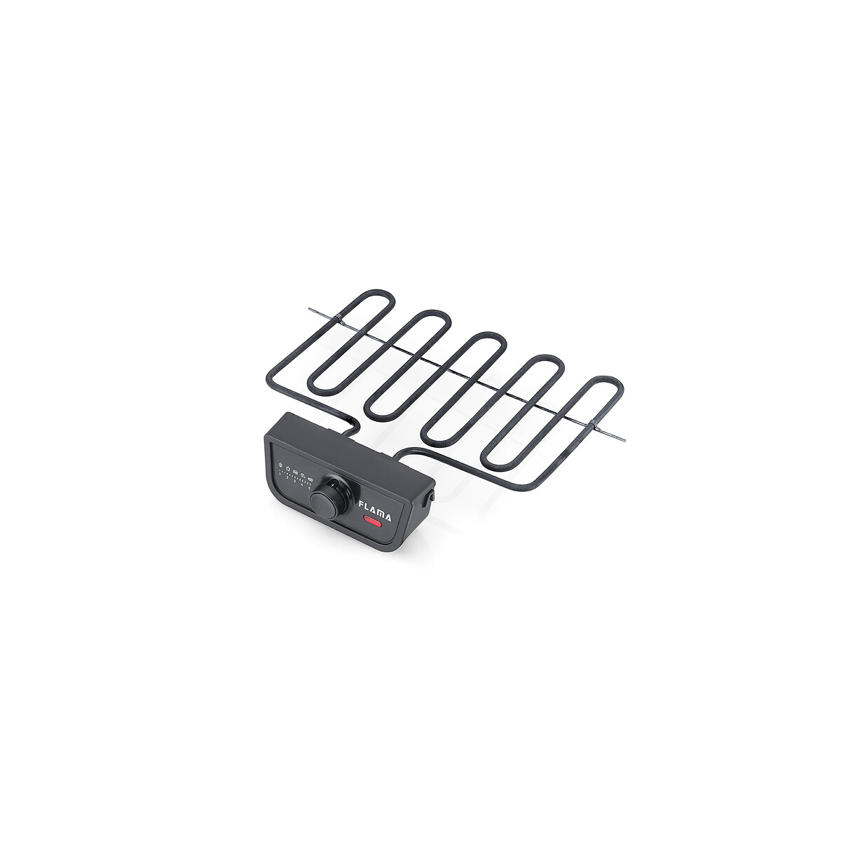 Grelhador Elétrico de Resistência 2200W 4361FL, FLAMA preto , FLAMA