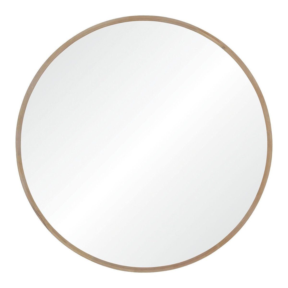 Miroir XXL rond en chêne FAB chêne, MOB IN