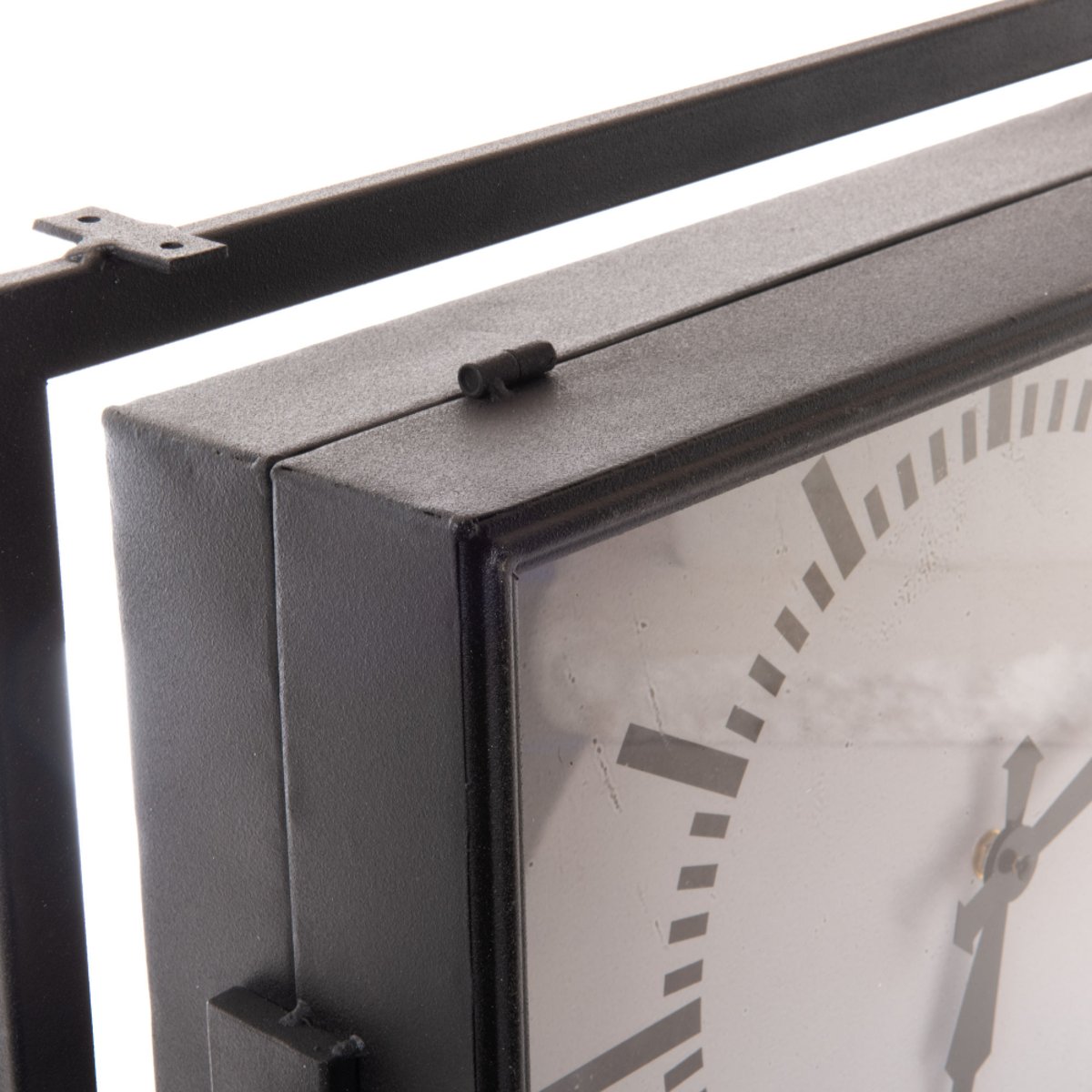 Horloge gare 60 cm noir, AMADEUS