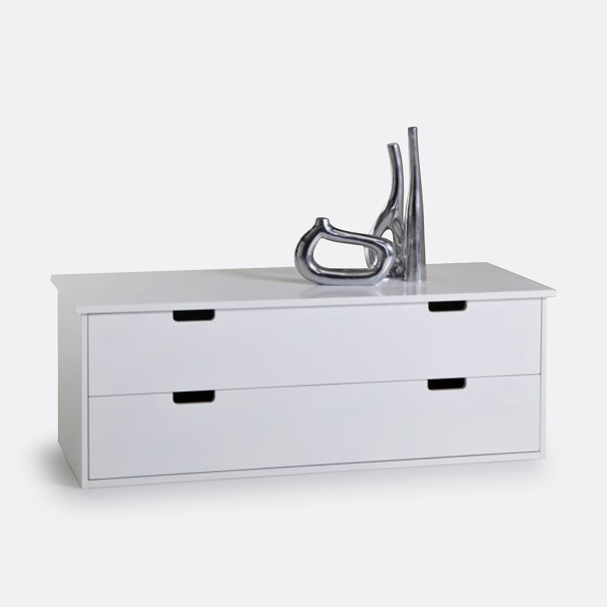 Commode 2 tiroirs, Crawley blanc, LA REDOUTE INTERIEURS