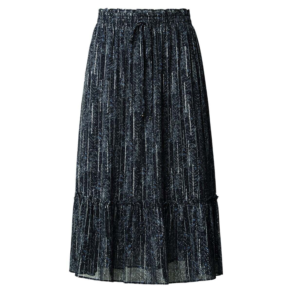 Jupe Longue À Imprimé Floral bleu dulwich, PEPE JEANS