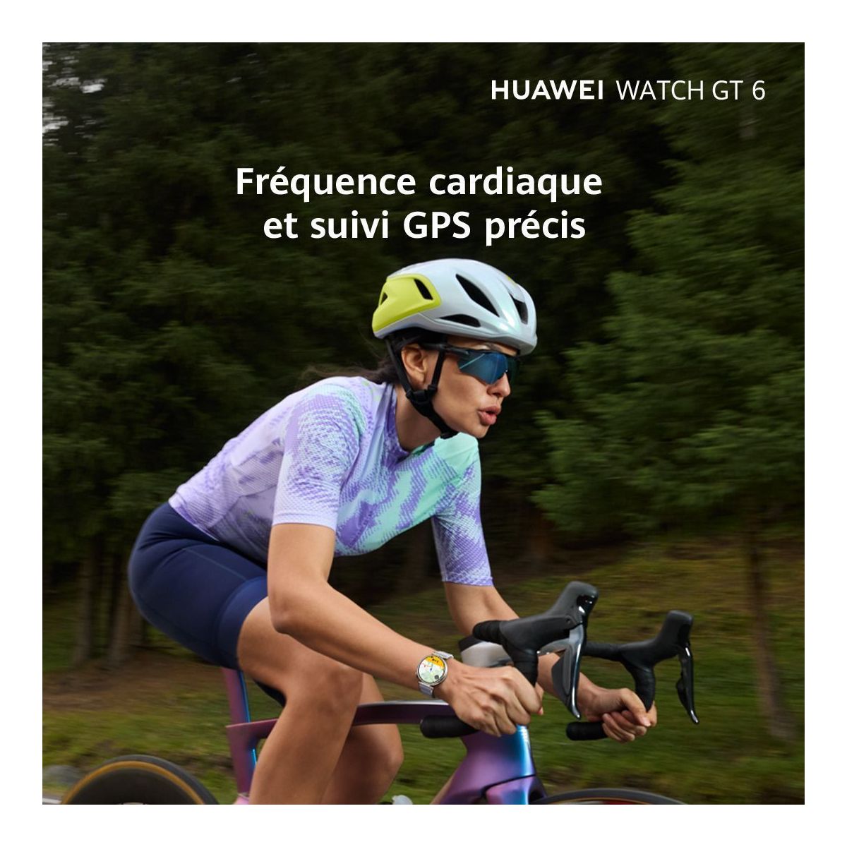 Montre connectée Watch GT6 46mm Noir noir, HUAWEI