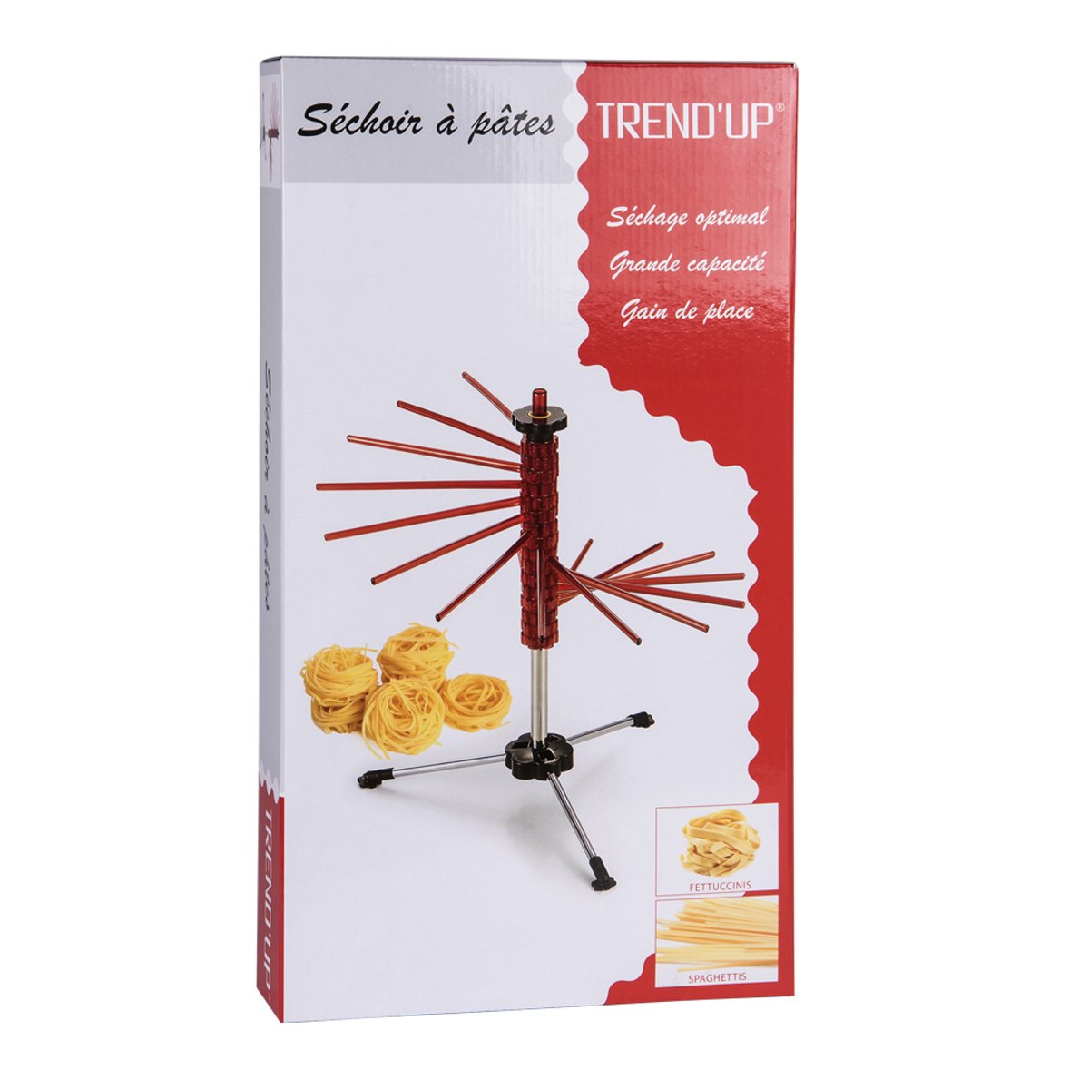 Séchoir à pâtes rouge, TREND'UP