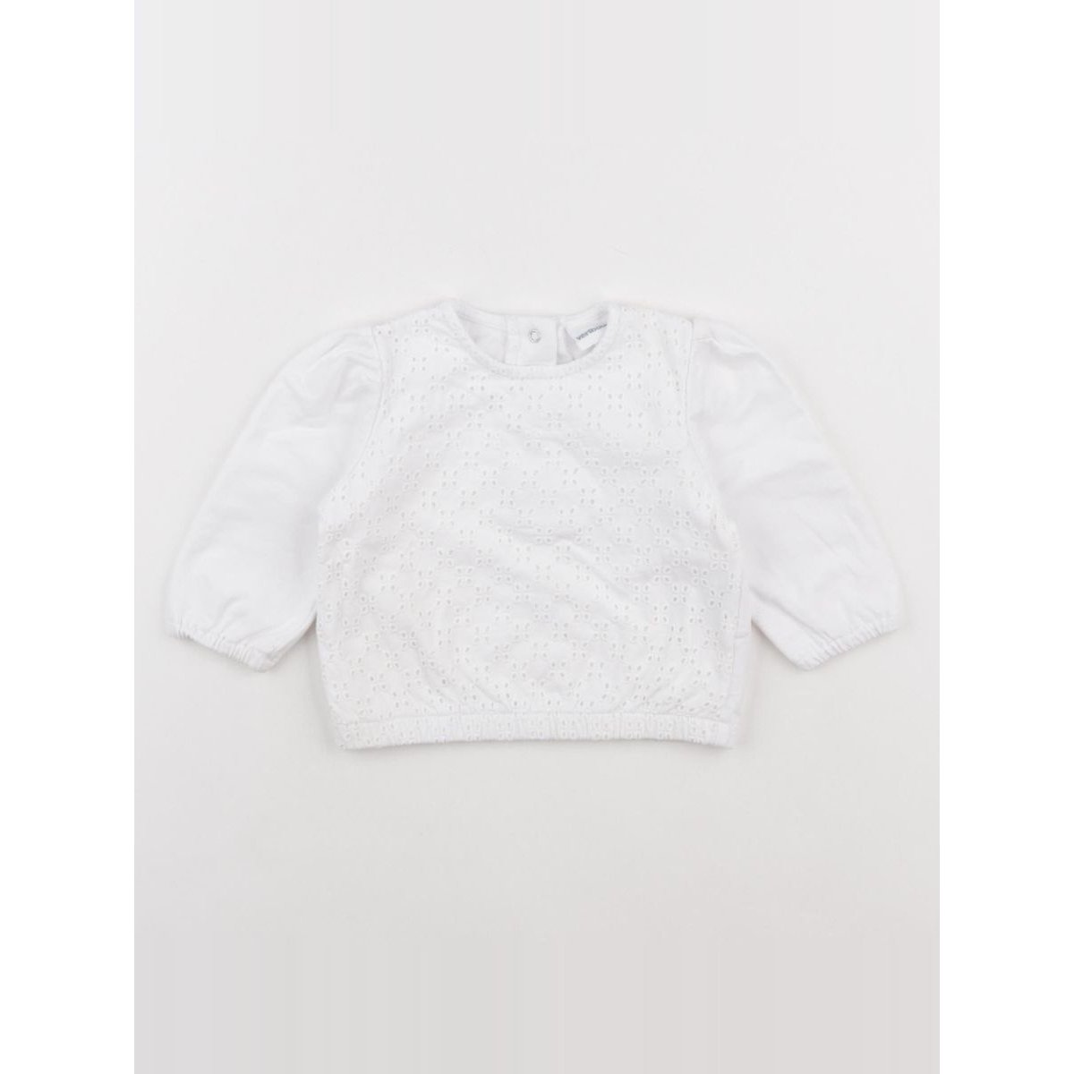 Sweat - Très bon état blanc, VERTBAUDET