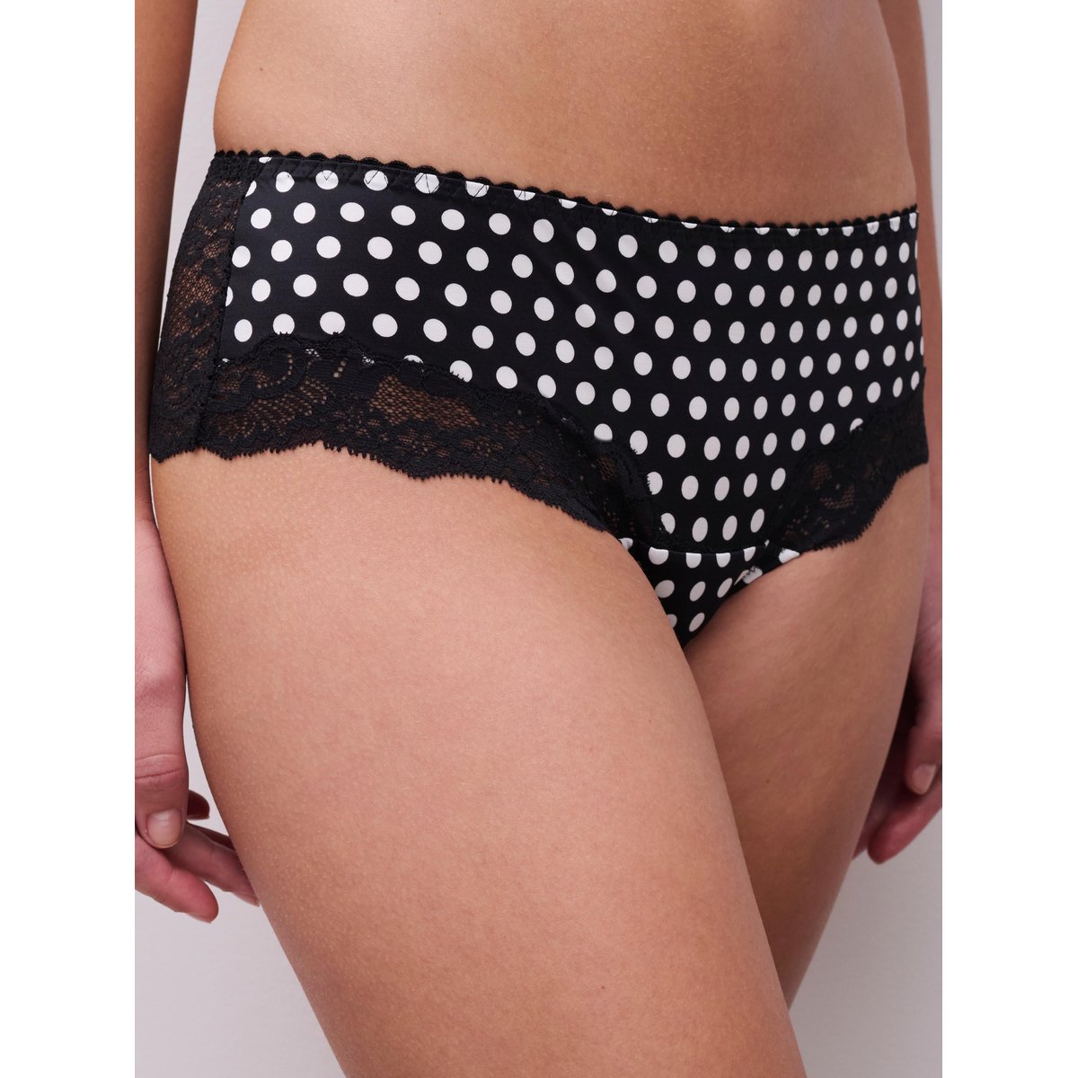Shorty GLOSS white dot, CHANTELLE PULP