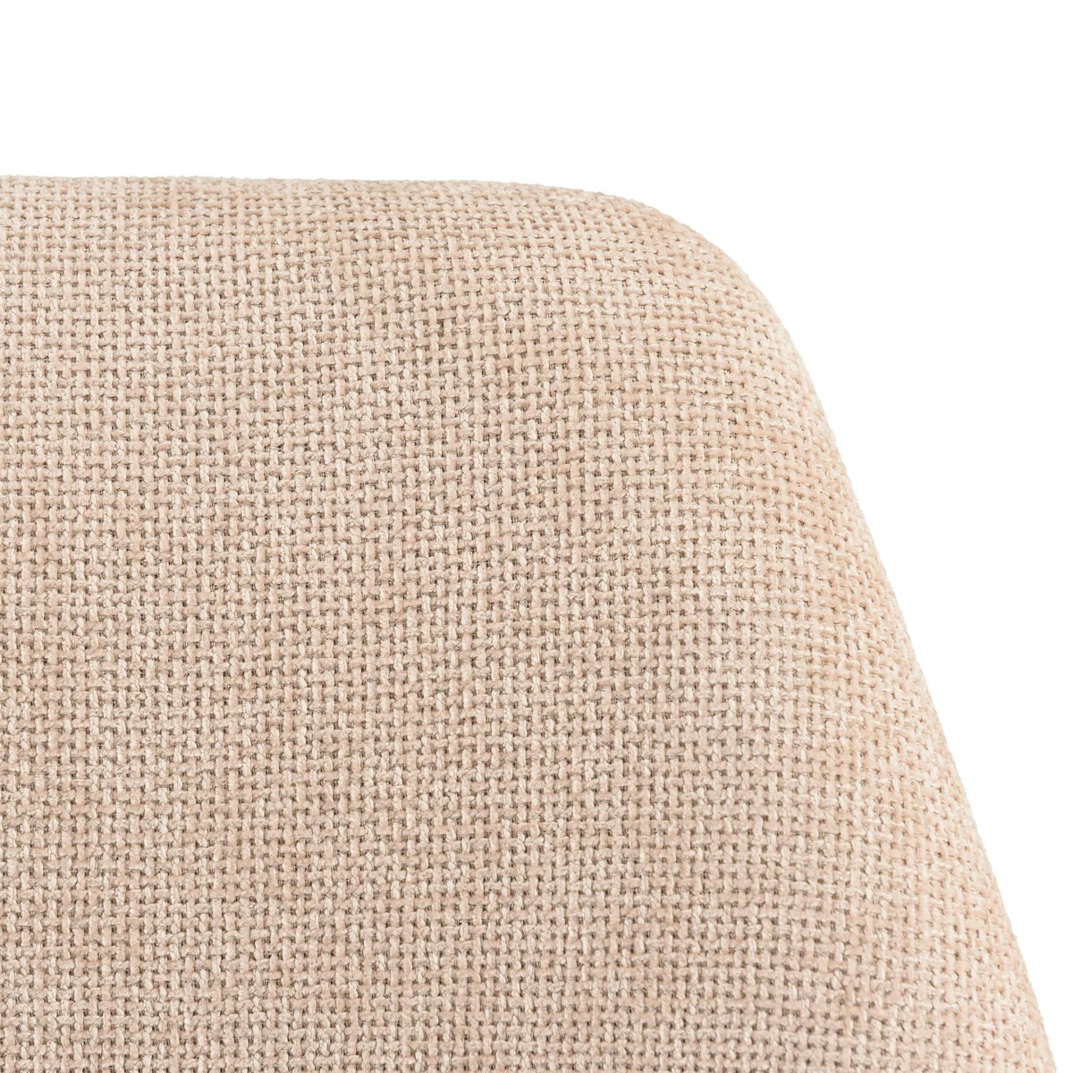 Chaise pivotante beige dossier droit - pieds bois LINEA beige, PIER IMPORT