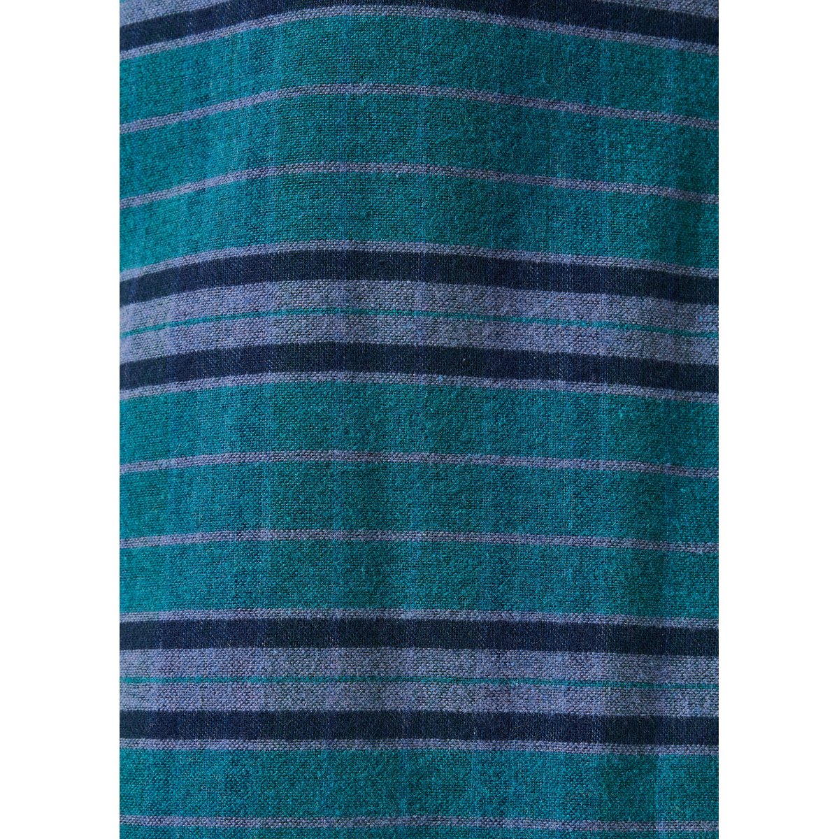 Chemise ample à rayures manches longues petrole, LA FEE MARABOUTEE