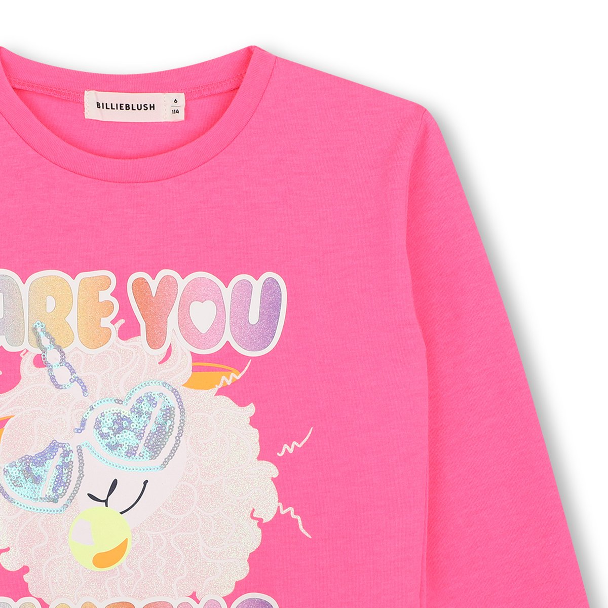 Tee-shirt manches longues storm pink, BILLIEBLUSH