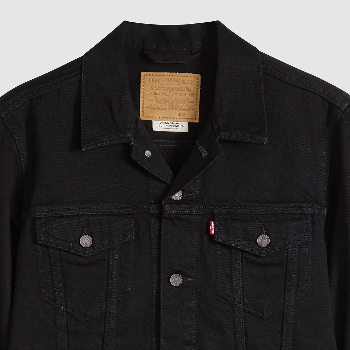 Veste en jean courte col chemise, mi-saison berk night, LEVI'S