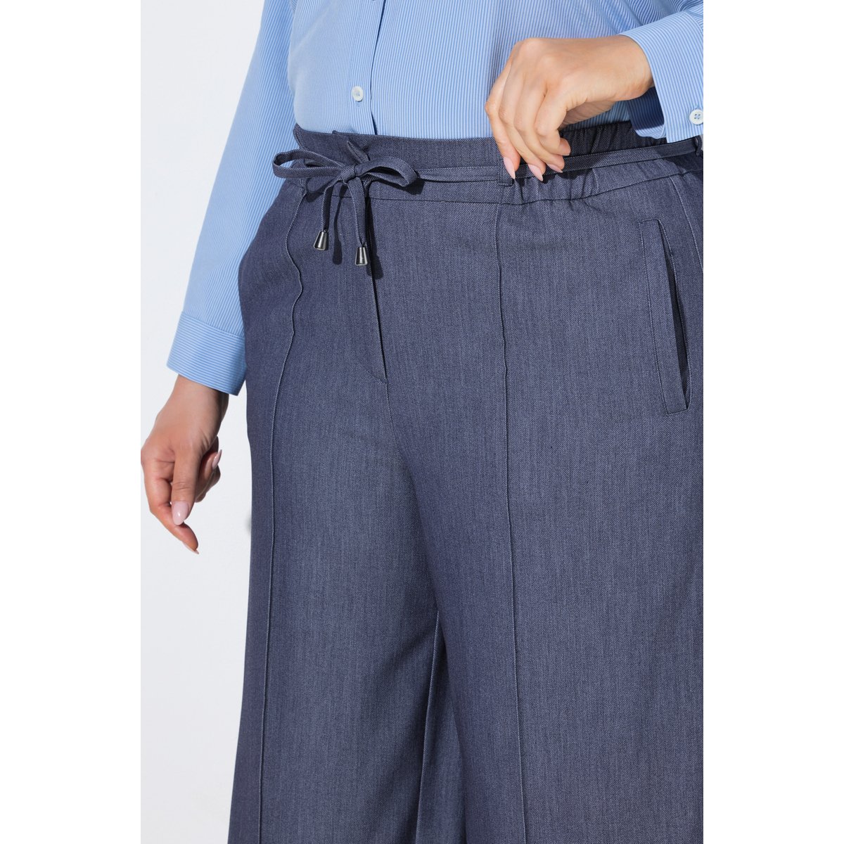 Pantalon aspect jean bleu jean, ULLA POPKEN