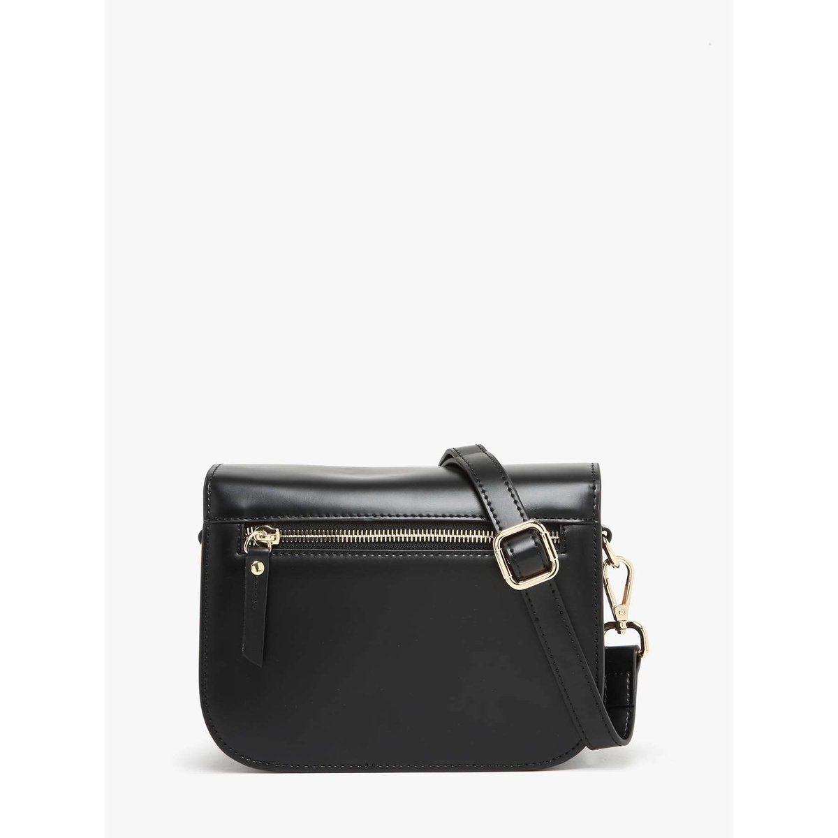 Sac bandoulière M Altair cuir noir, ETRIER
