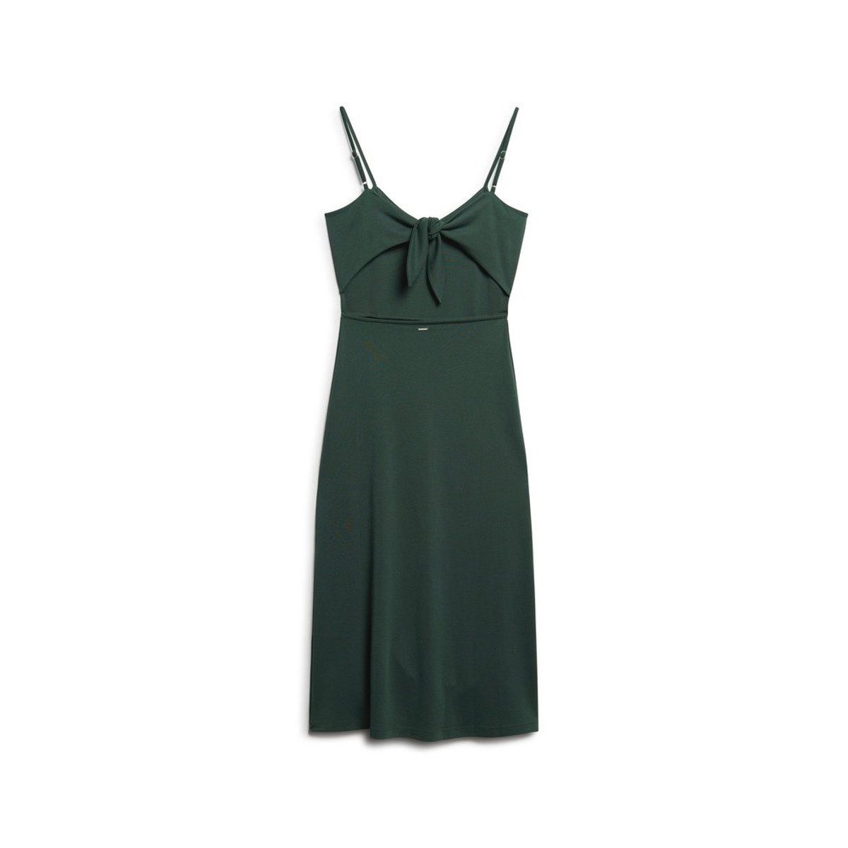 Robe en jersey à dos ouvert vert forêt, SUPERDRY