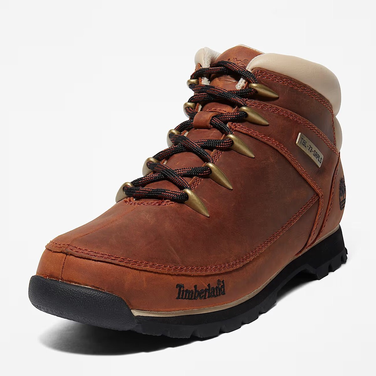 Boots en cuir, Euro Sprint Mide Lace marron, TIMBERLAND