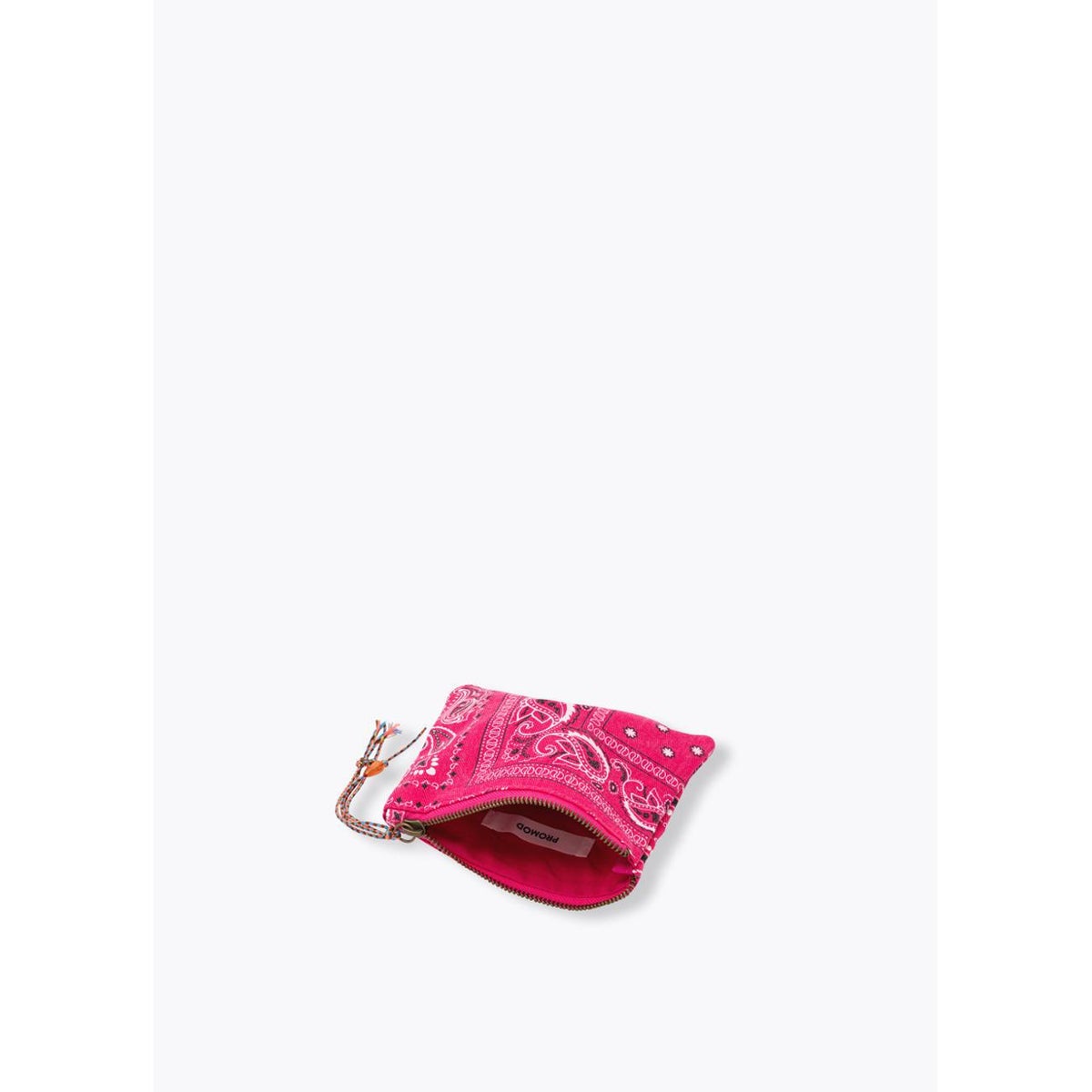 Mini-pochette motif bandana rose, PROMOD