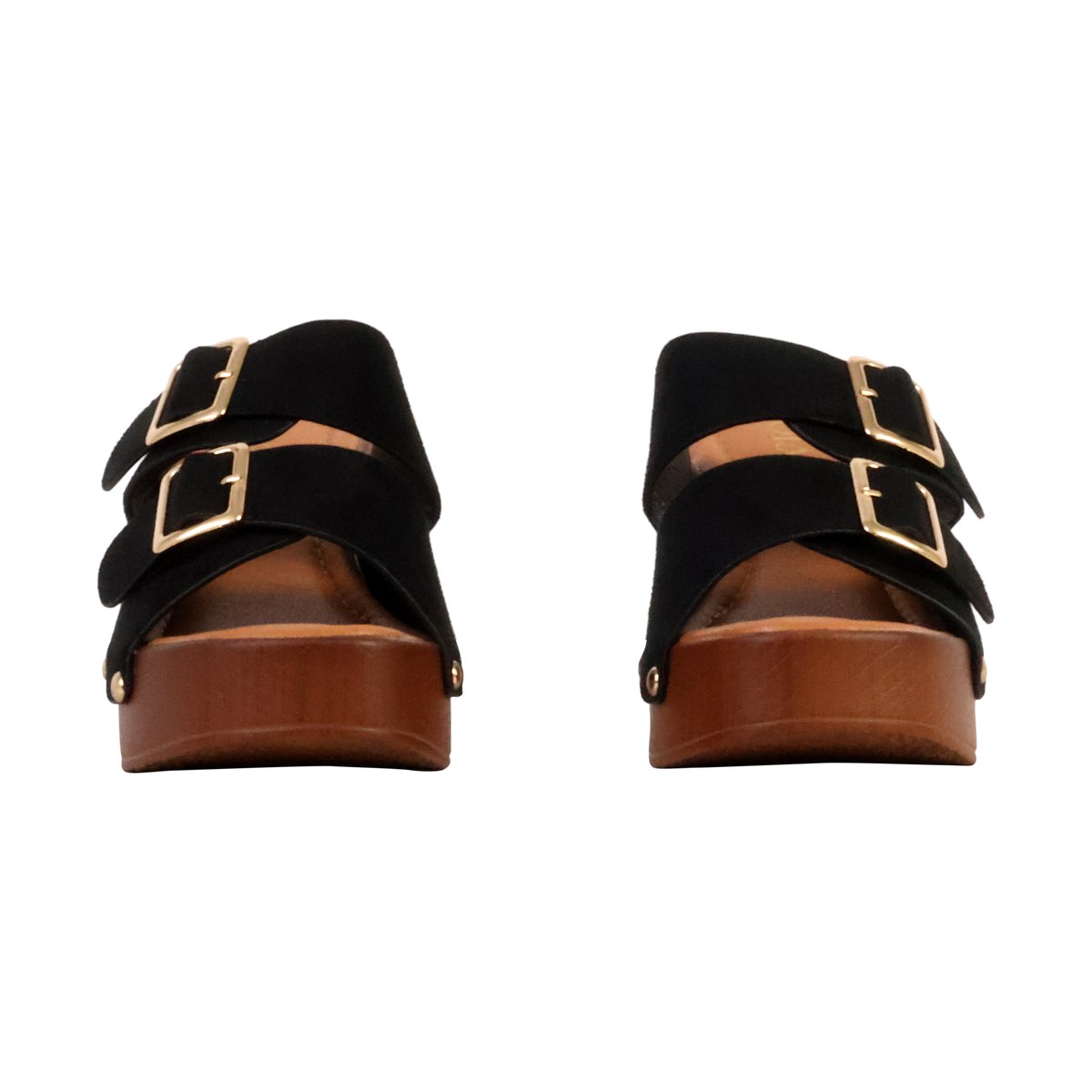 Mules à Talon à Enfiler noir, ENZA NUCCI