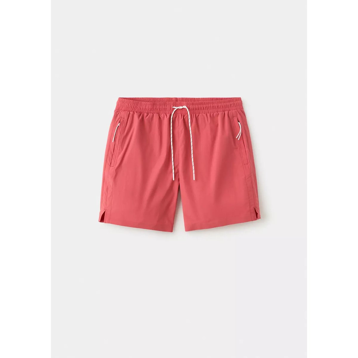 Maillot de bain à poches zippées rouge, MANGO MAN