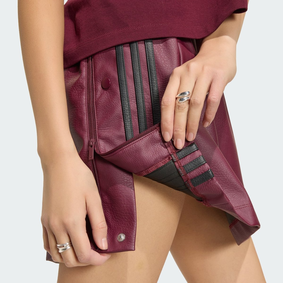 Jupe Adibreak Synthétique Jupe Adibreak Synthétique maroon / black, adidas Originals
