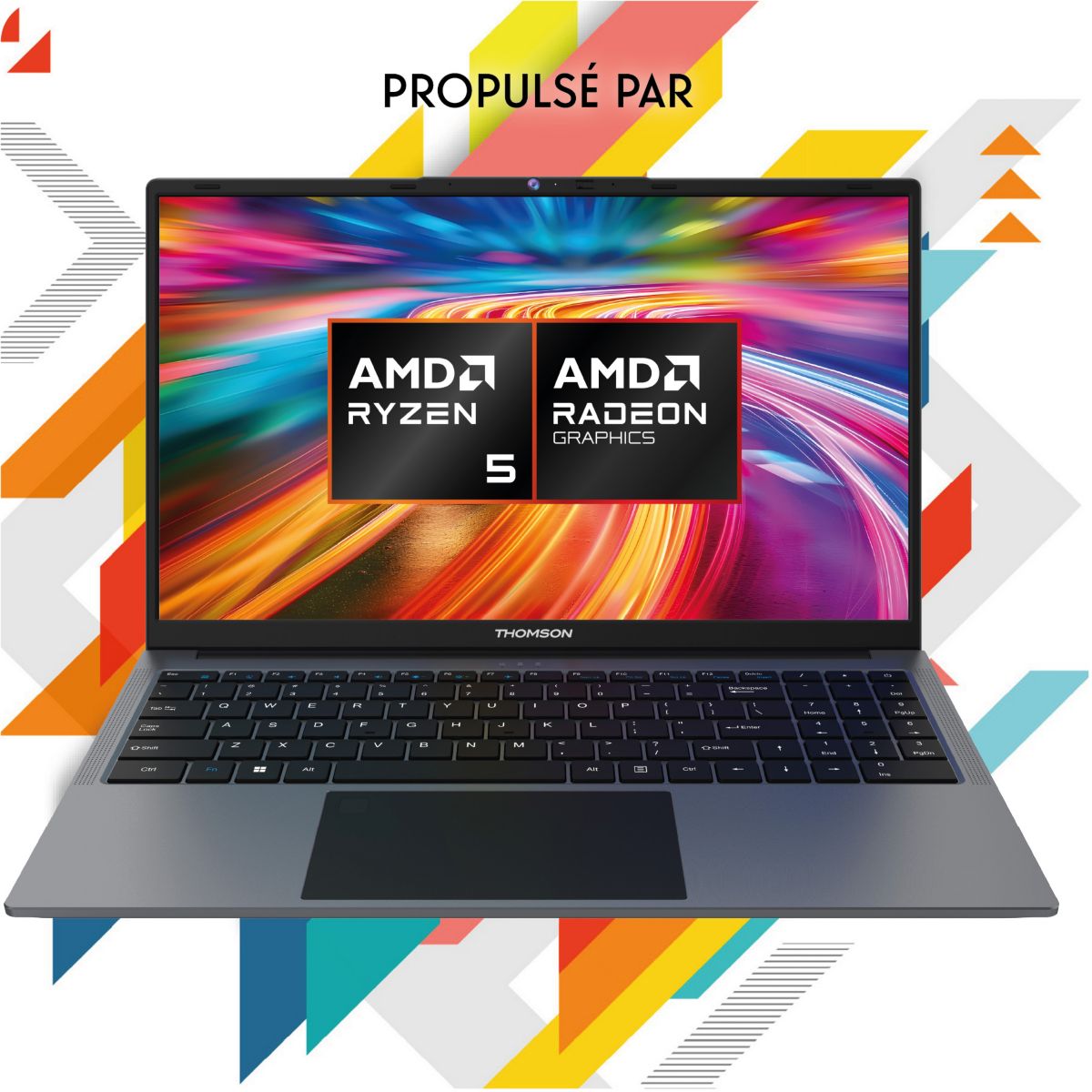 Ordinateur portable N15R53-8SL256 15,6" AMD Ryzen 5 3500U 8 Go RAM DDR4 SSD 256 Go couleur unique, THOMSON