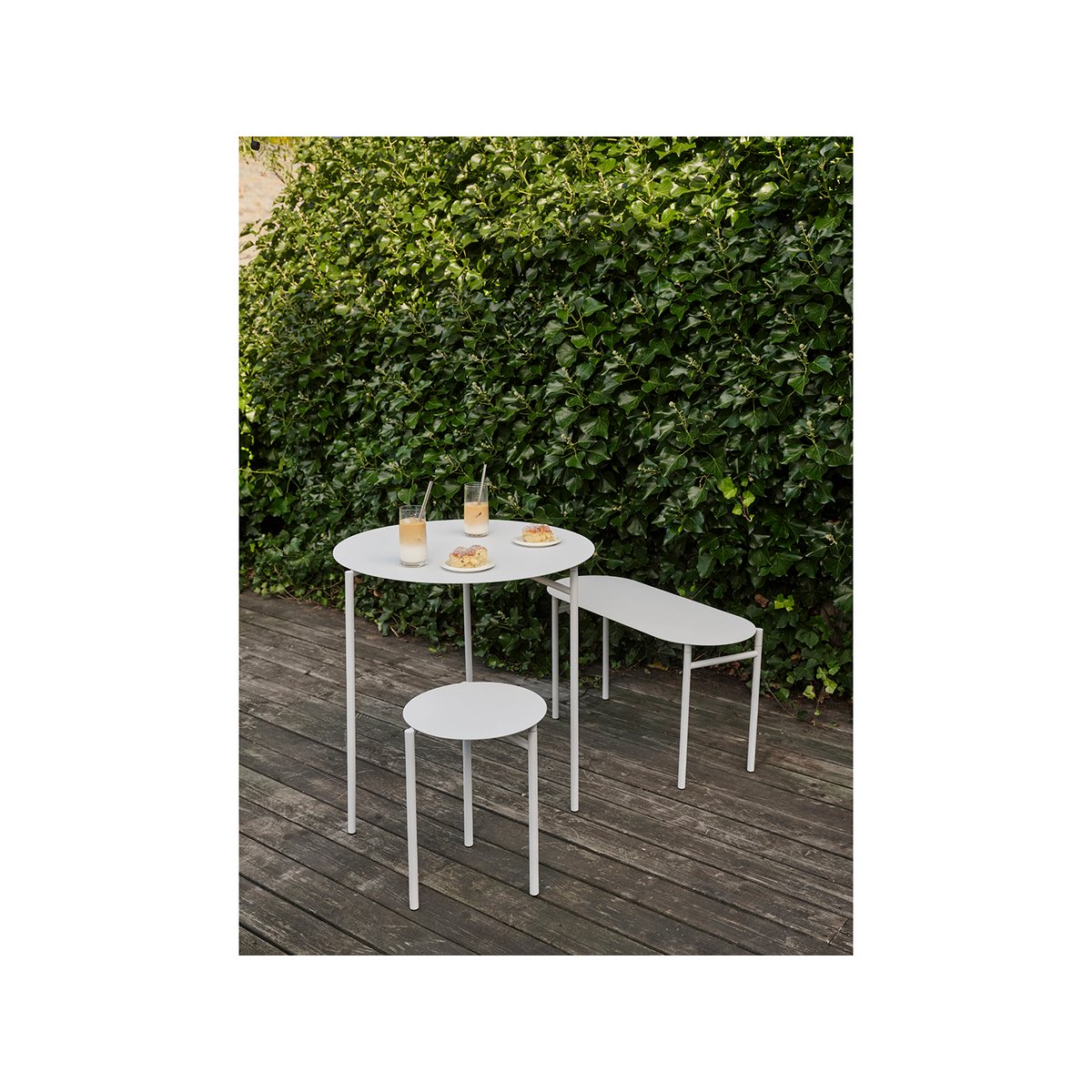 Table pliable DISC gris clair, ZONE DENMARK