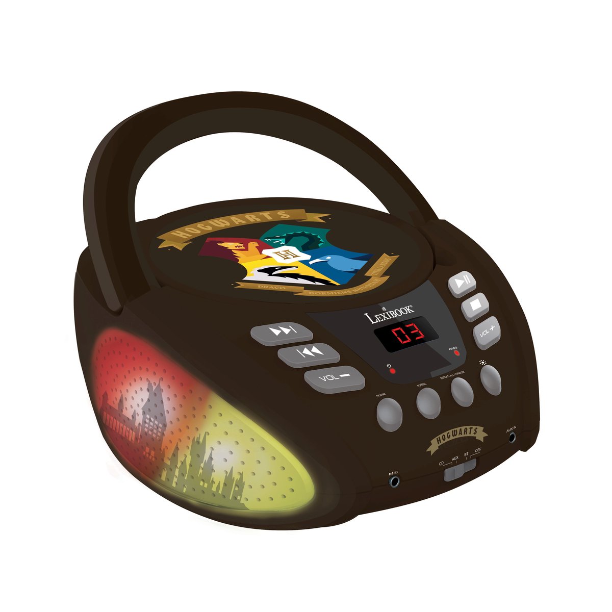 Lecteur CD Bluetooth Harry Potter rose, LEXIBOOK