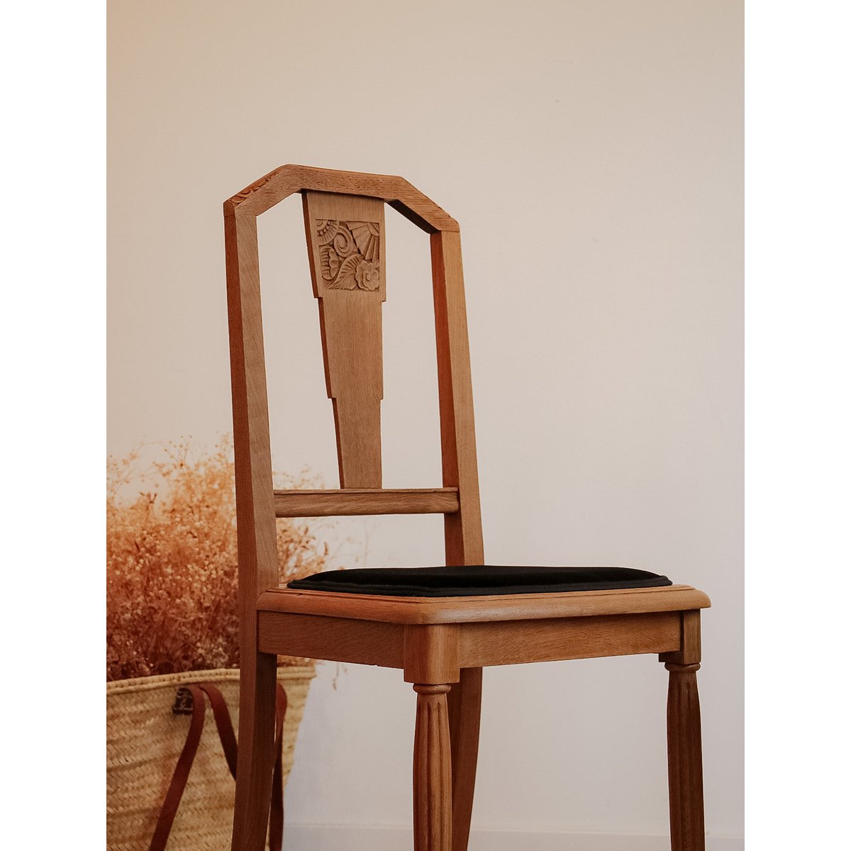 Chaise en bois Alma N°1106 - Bon état bois, DEBONGOUT