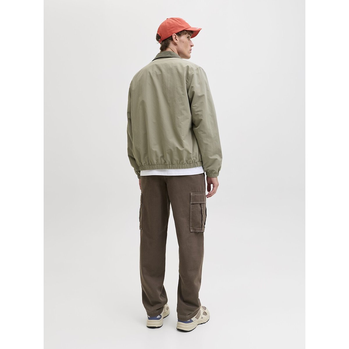 Zip-Up Jacket with Collar khaki, JACK & JONES